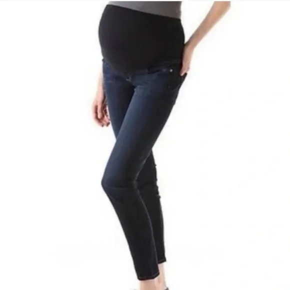 CITIZENS OF HUMANITY Jeans Crop Maternity Phoebe Skinny Scorpio - Picture 1 of 4
